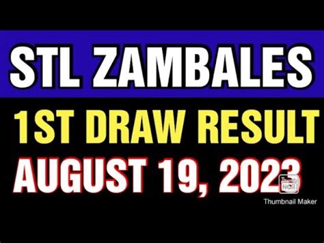 stl zambales result today